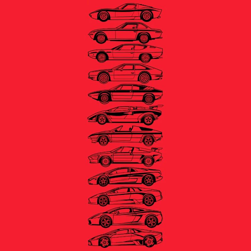 Evolution Schwarzer Lambo