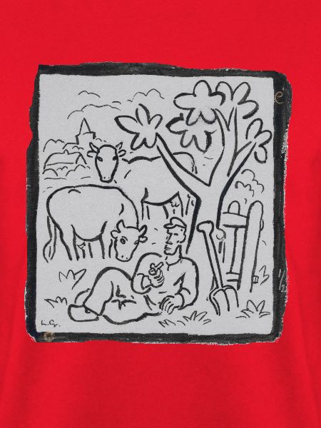 Farmer_Resting_with_Cows_Linocut_Art