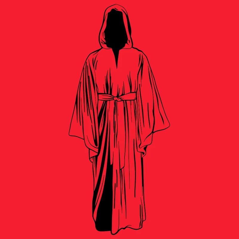 Mönch Illustration Linear