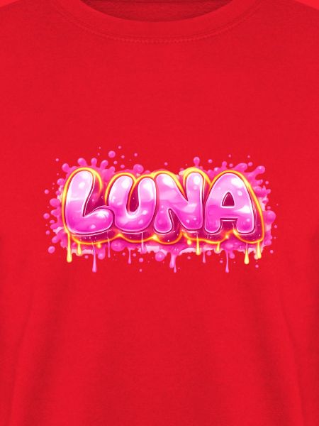 LUNA-GRAFFITI-NAME FÜR PERFEKTES GESCHENK DRUCKBAR