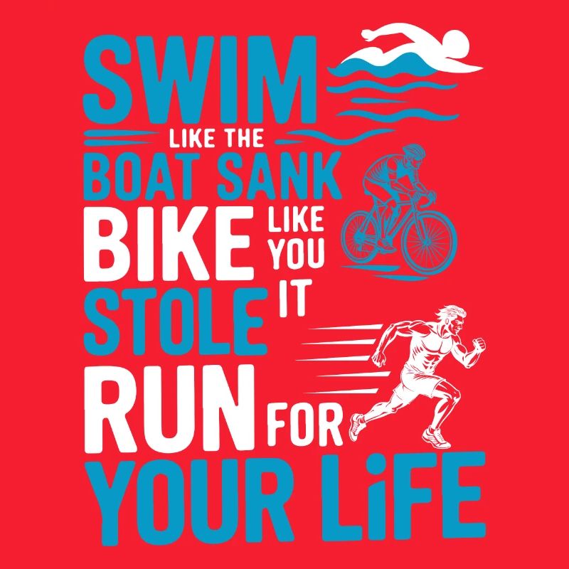 Triathlon-Anzug - Triathlet im Training