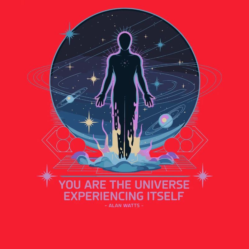 Être céleste | Alan Watts Citation Conception
