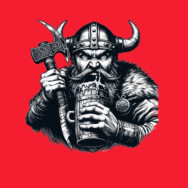 Viking Bierkrug Krieger