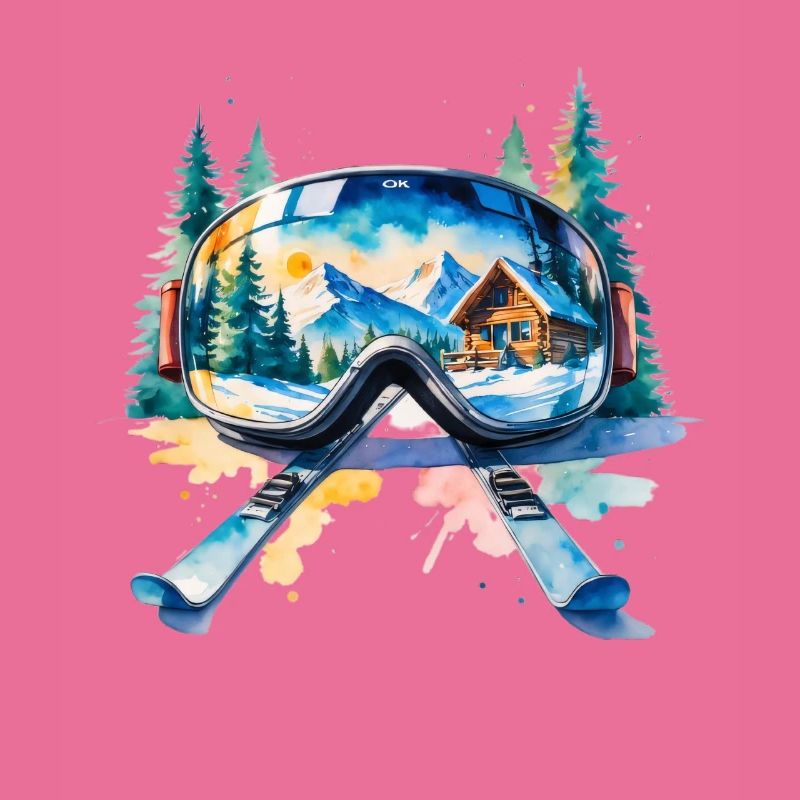 Winterlandschaft Skigoggles