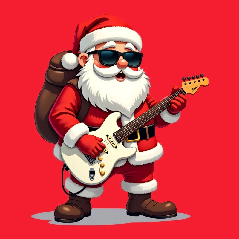 Weihnachtsrock-Santa