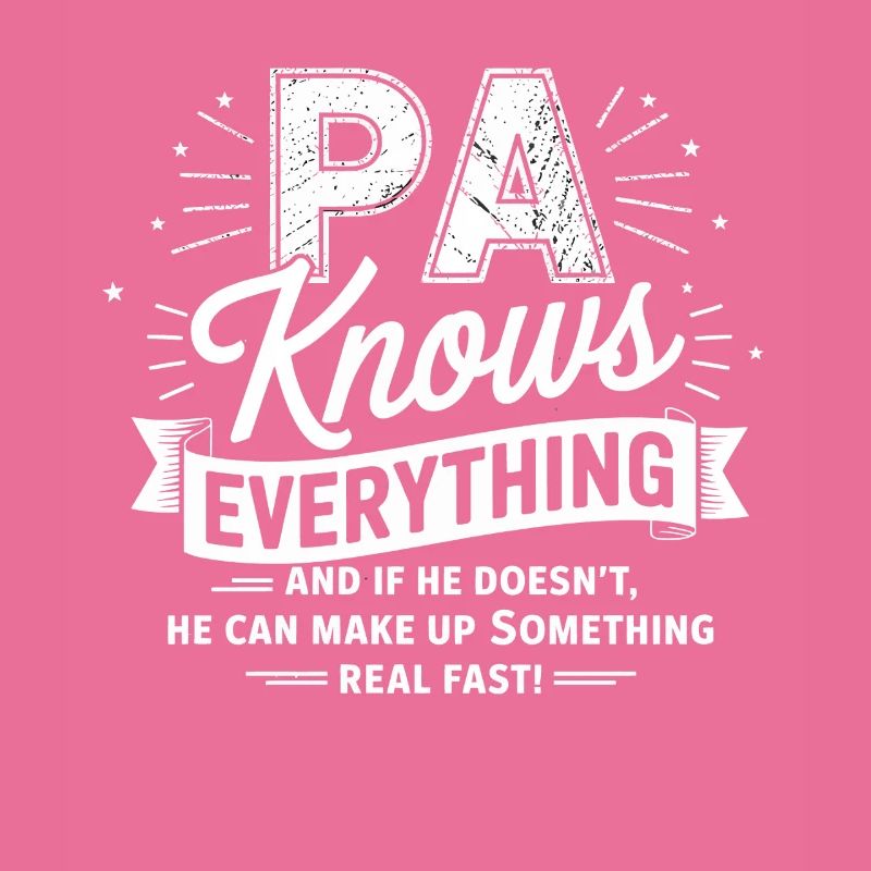 PA knows everything – he invents it quickly