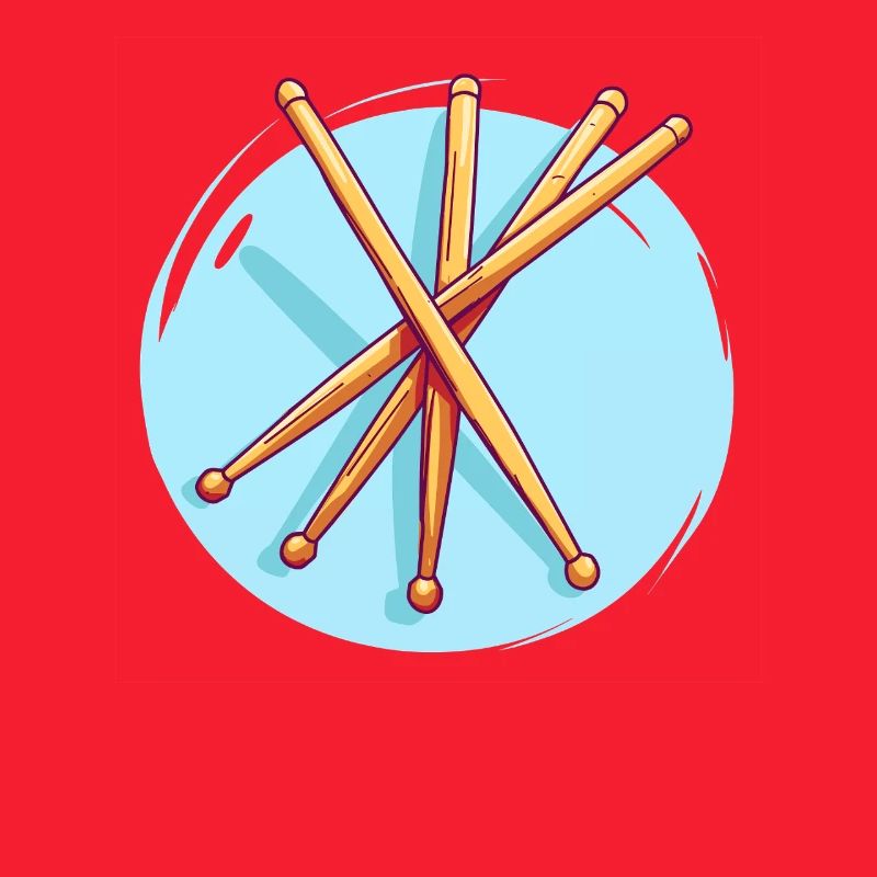 Drumsticks Zeichnung