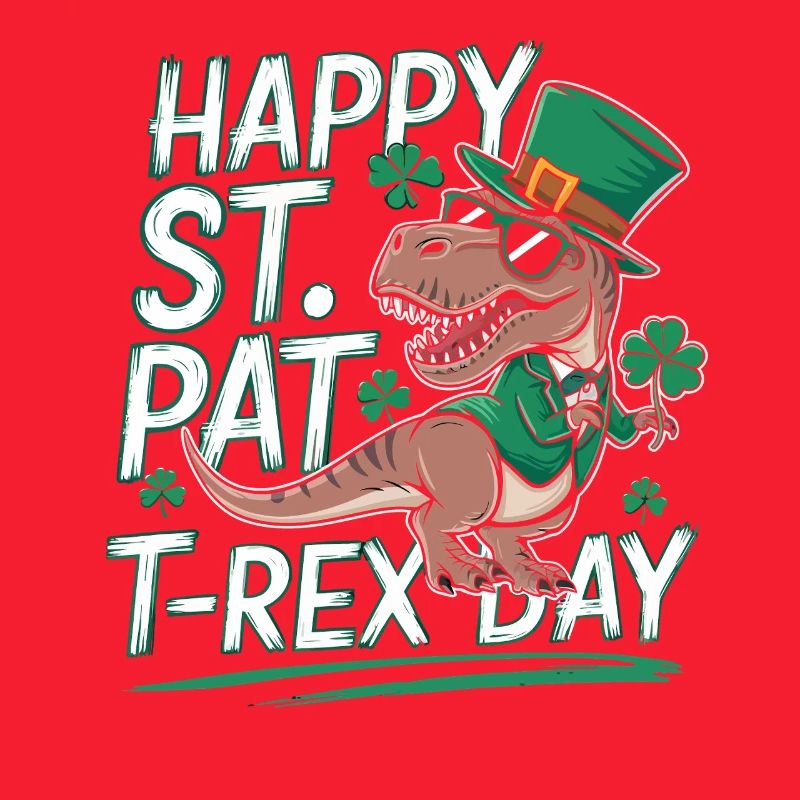 Chapeau de T-Rex de Saint-Patrick