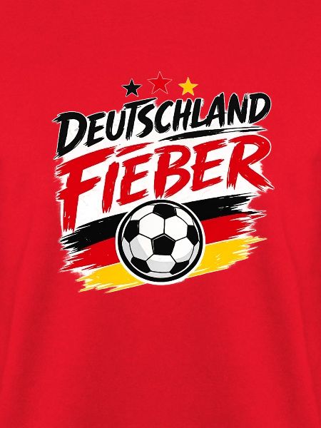 Deutschland Fieber Fußballflagge