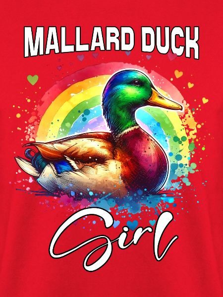 Mallard Duck Mädchen Stockente