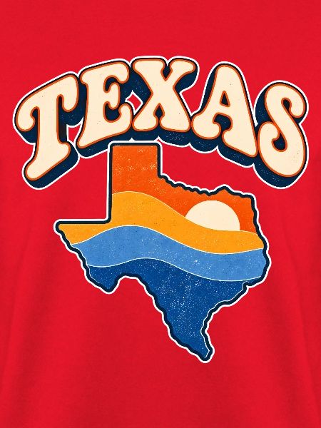 Texas Retro Sonnenuntergang