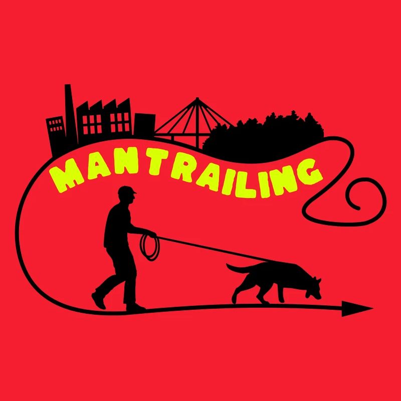 Mantrailing Skyline Mann Personalisierbar!