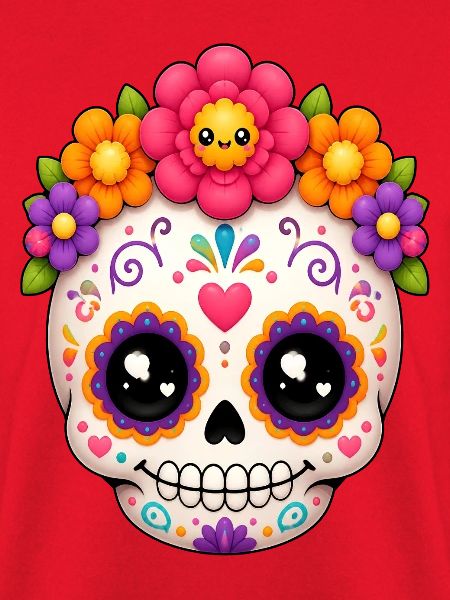 Halloween Sugar Skull Sugarskull kawaii