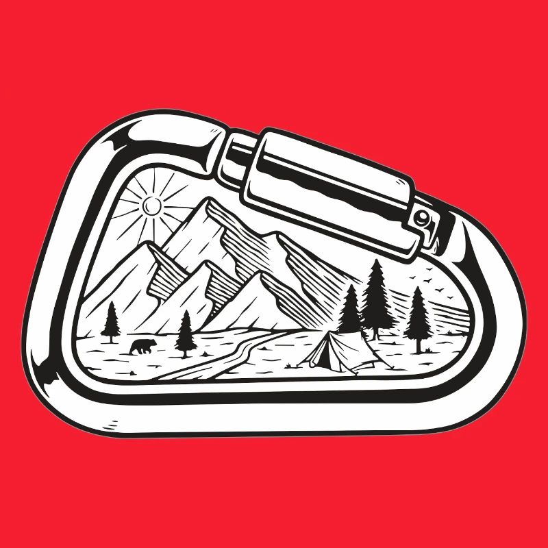 Karabiner Landschaft Outdoor