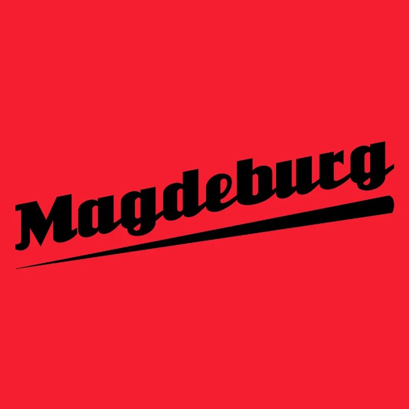 Magdeburg - Textdesign mit Stadtnamen