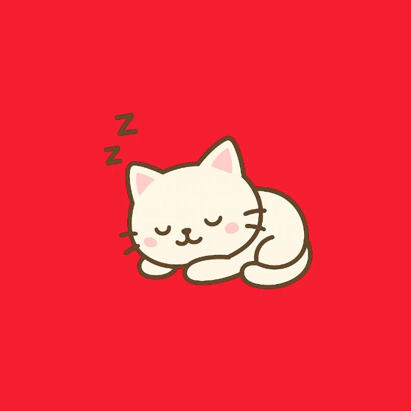 Schläfrige Katze