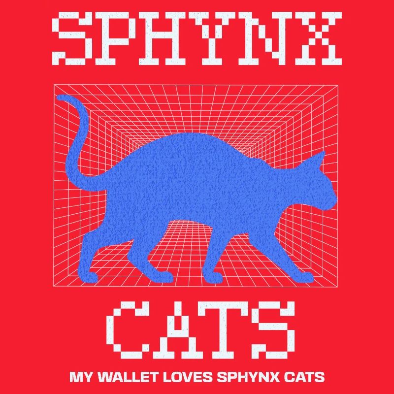 Haarlose Sphynx-Katze Lustig