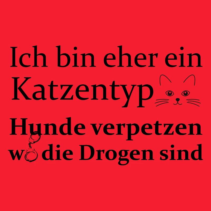 Ich bin eher ein Katzentyp (schwarz)
