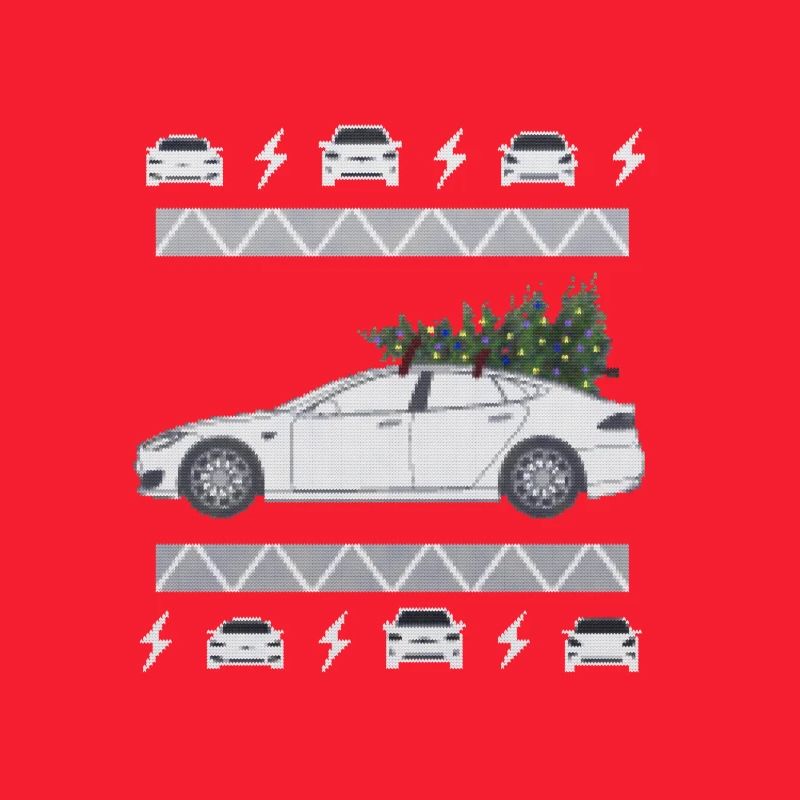 Model S Weihnachtspullover