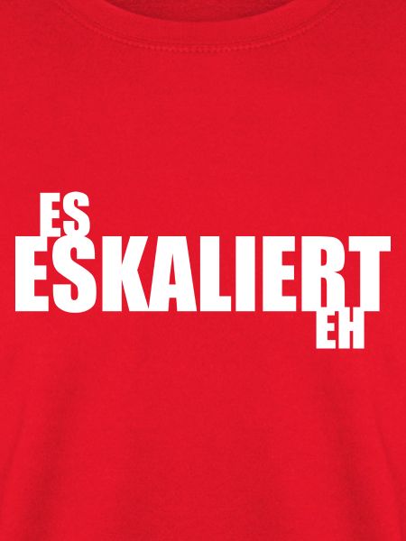 Es eskaliert eh