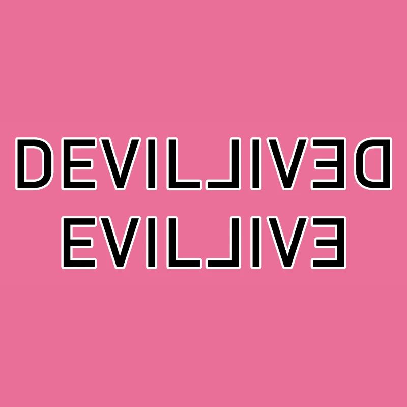 Double Devil-Wordmark Mirror Image