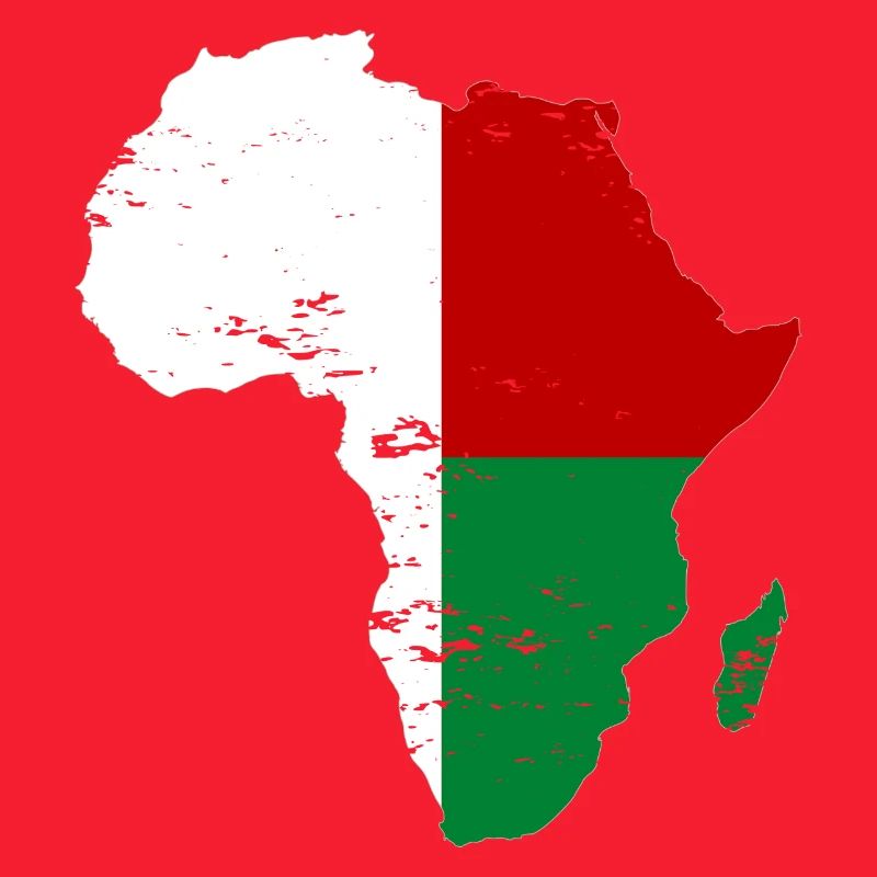 Madagaskar Flagge Afrika