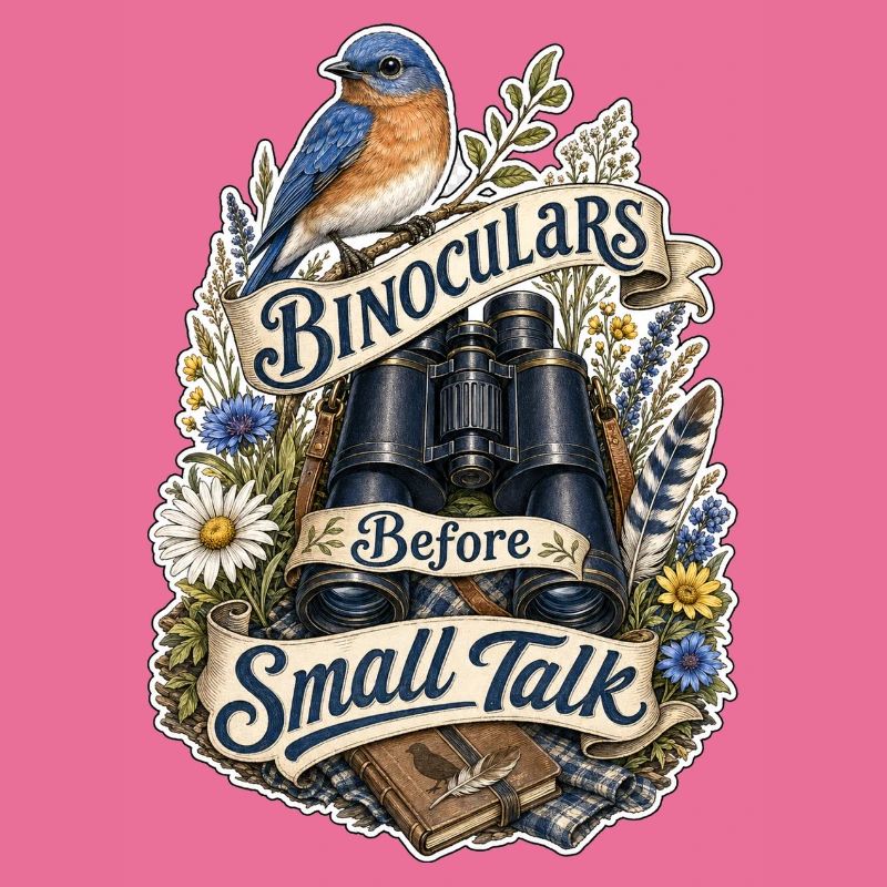 Binoculars Before Small Talk Clouds
