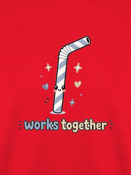 Partnerlook - 2 von 2 - Strohhalm