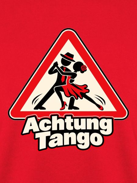 Achtung Tango – Tanzpaar im Warnschild