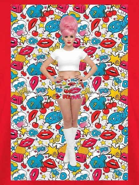 Pop-Art-Bombshell in Neon Bloom