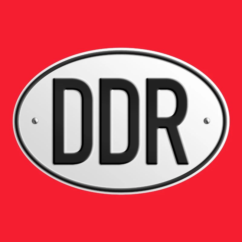 GDR license plate (realistic)