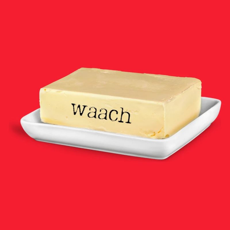 Butter waach auf Textil