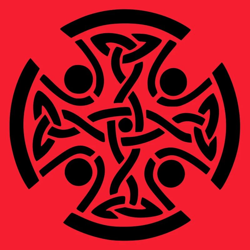 ancient celtic symbol drawing printdesign