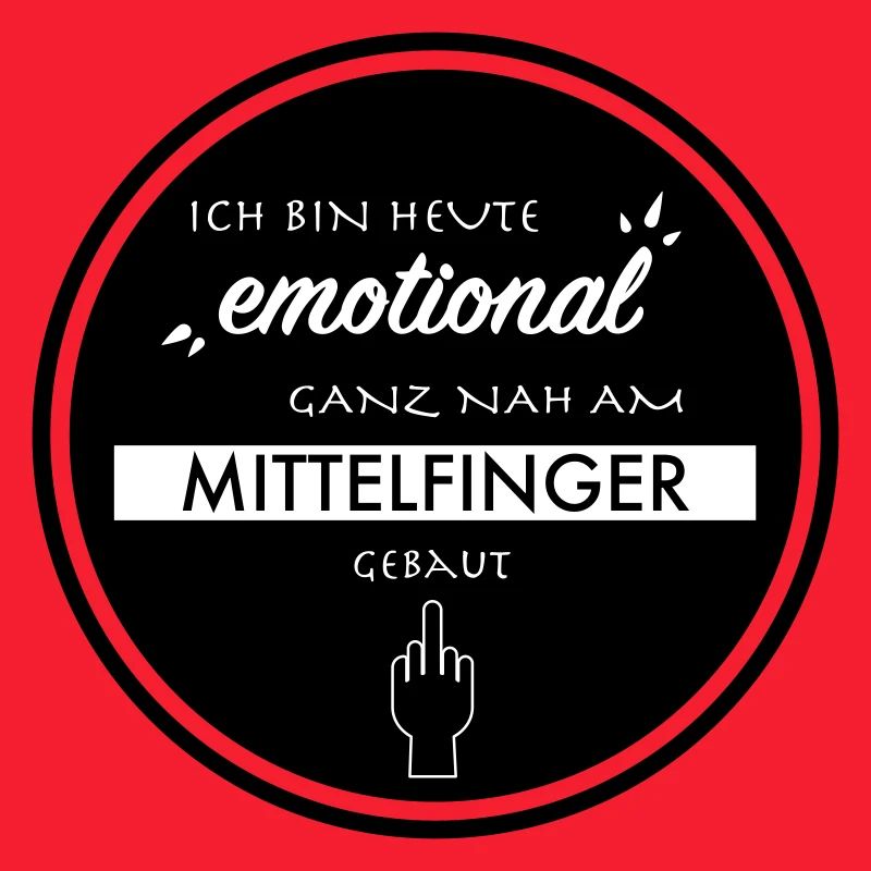 Nahe am Mittelfinger gebaut