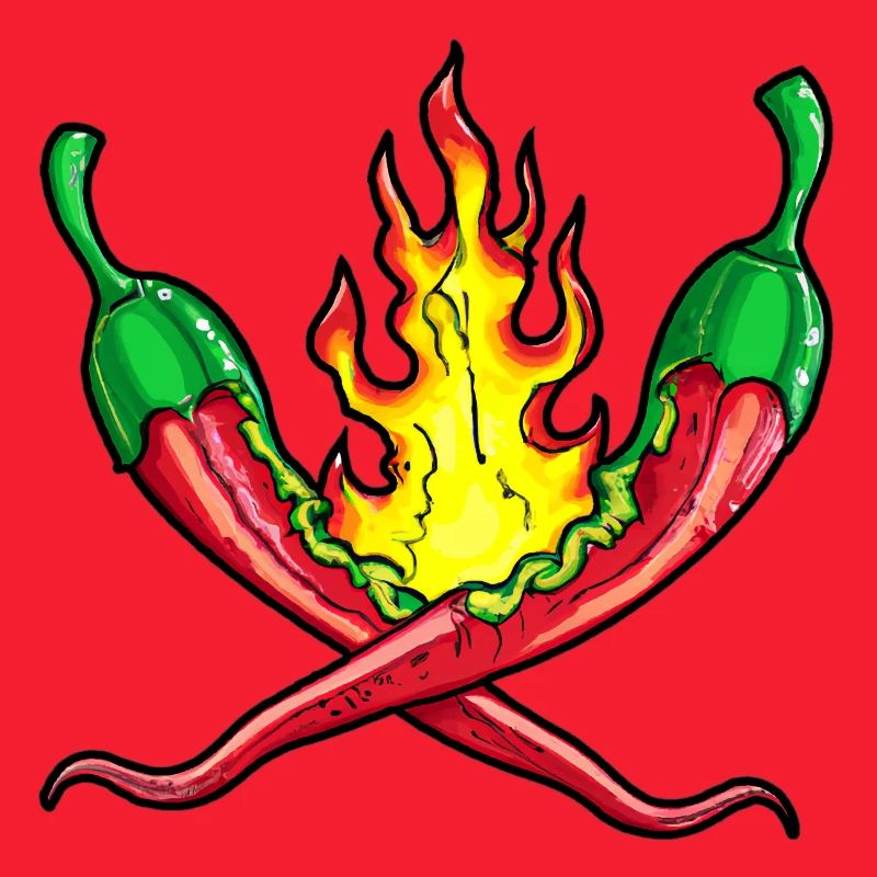 brennende chillis