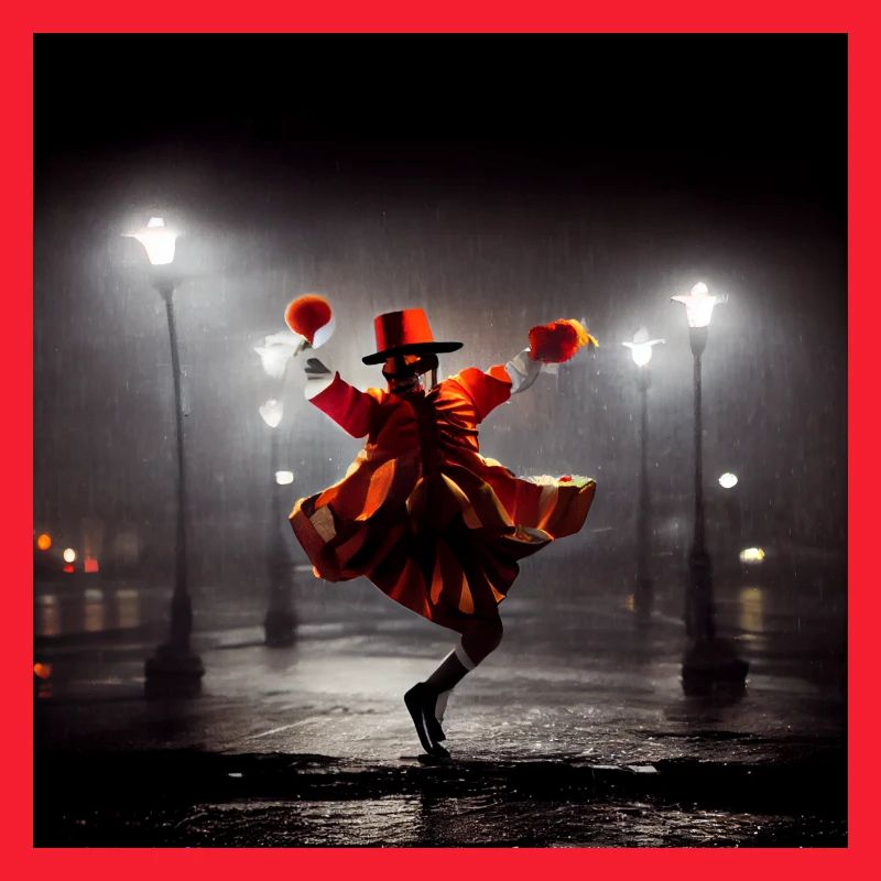 Tanzender Clown