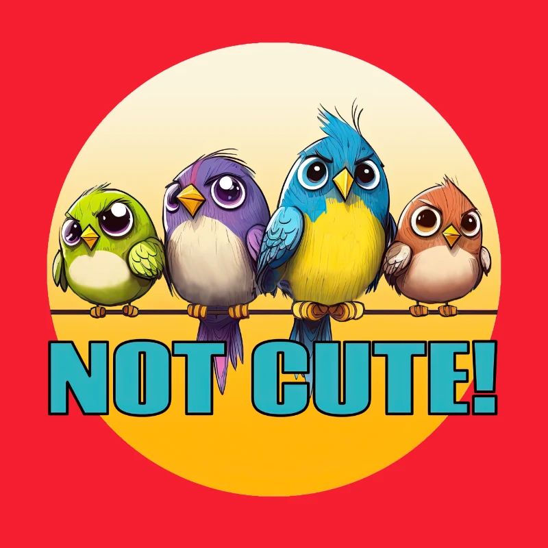 NOT cute birds!