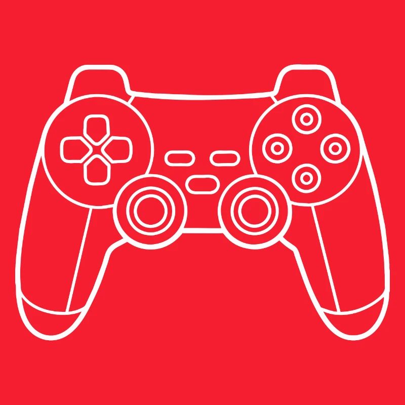 Ein Gamecontroller in weiß