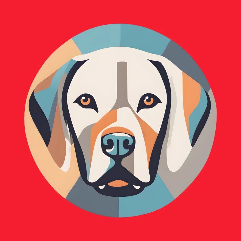 Geometrischer Labrador