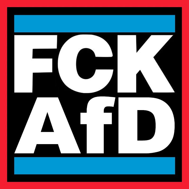 FCK AfD blue