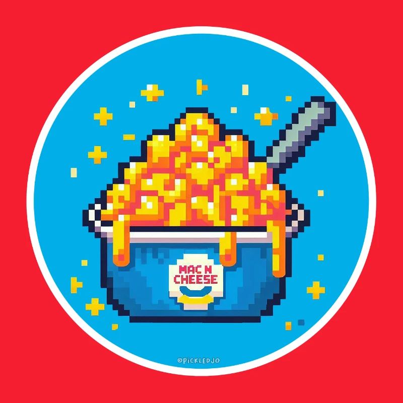 Mac n Cheese Pixelkunst