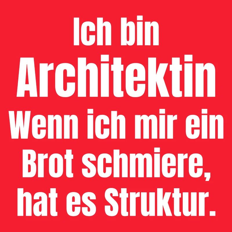 Architect smears bread with structure
