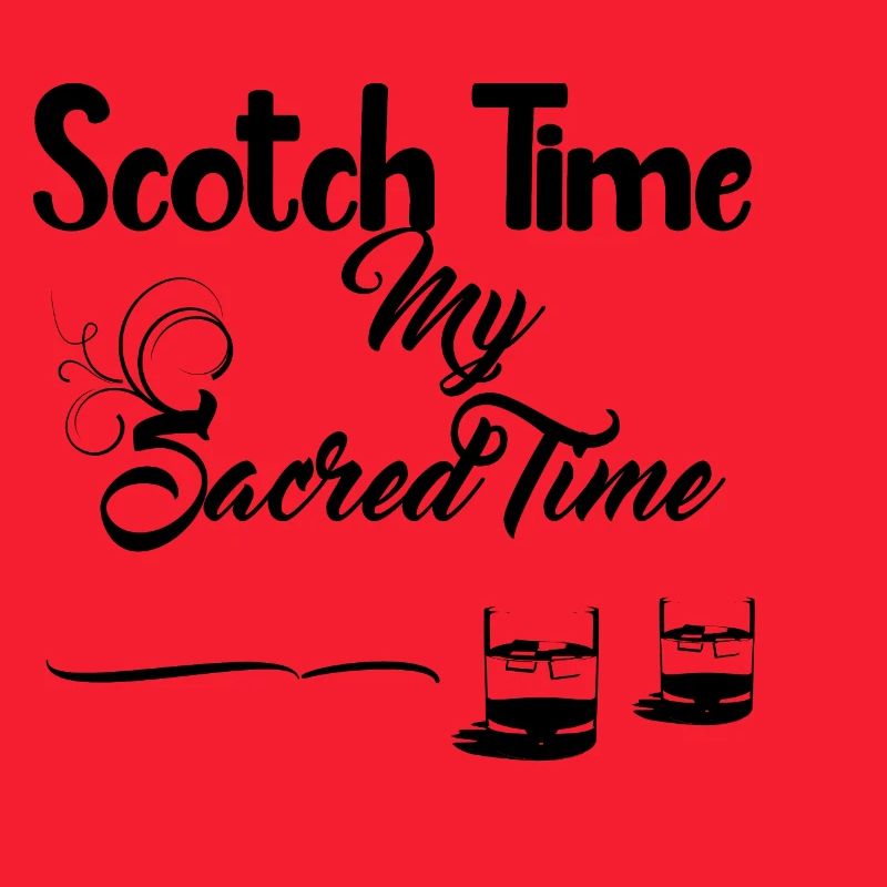 Scotch Time Design - AlcoholicBeverage