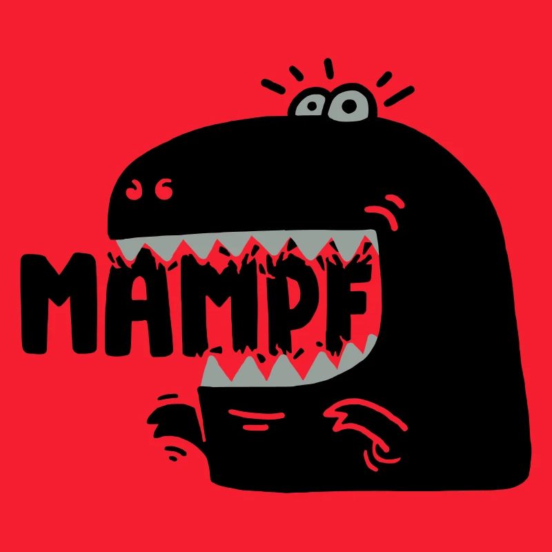 Super hungriger Mampf-T-Rex!