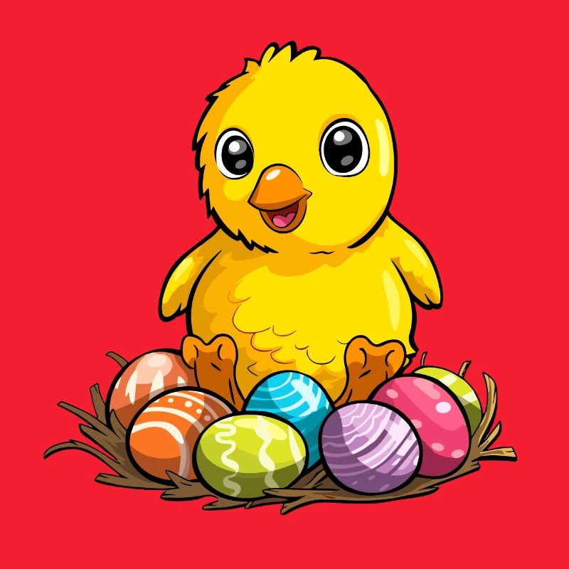 Cute Easter chick