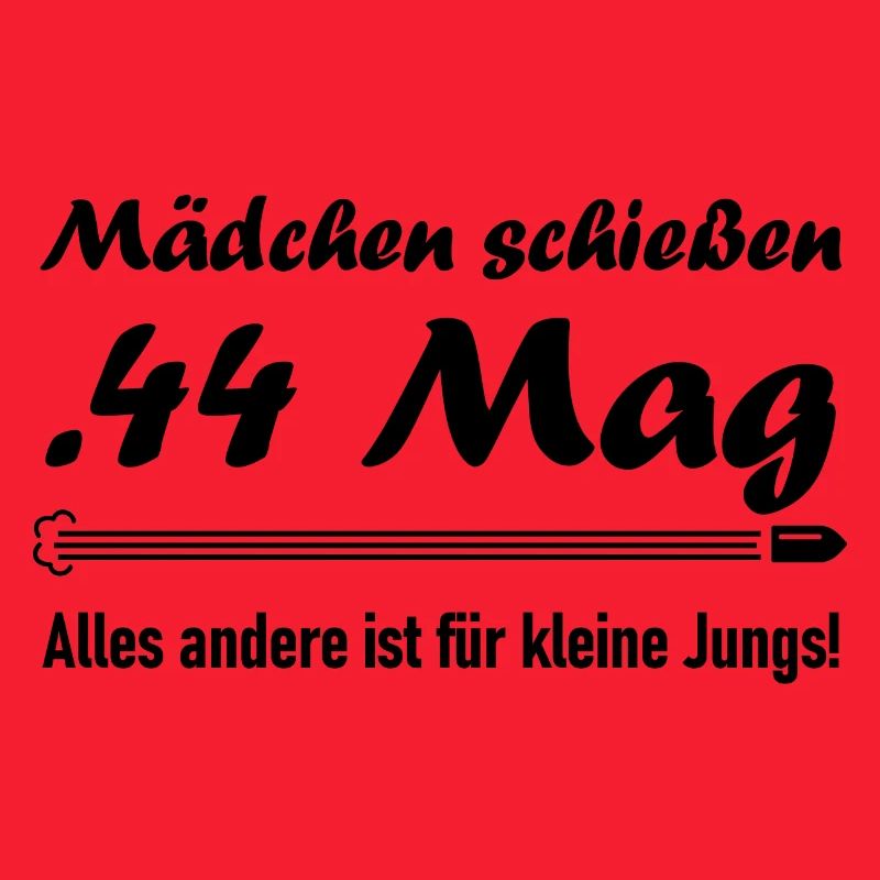 Mädchen schießen .44 Magnum