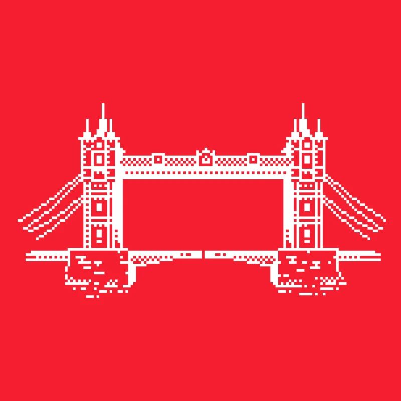 1Bit Pixel Tower Bridge