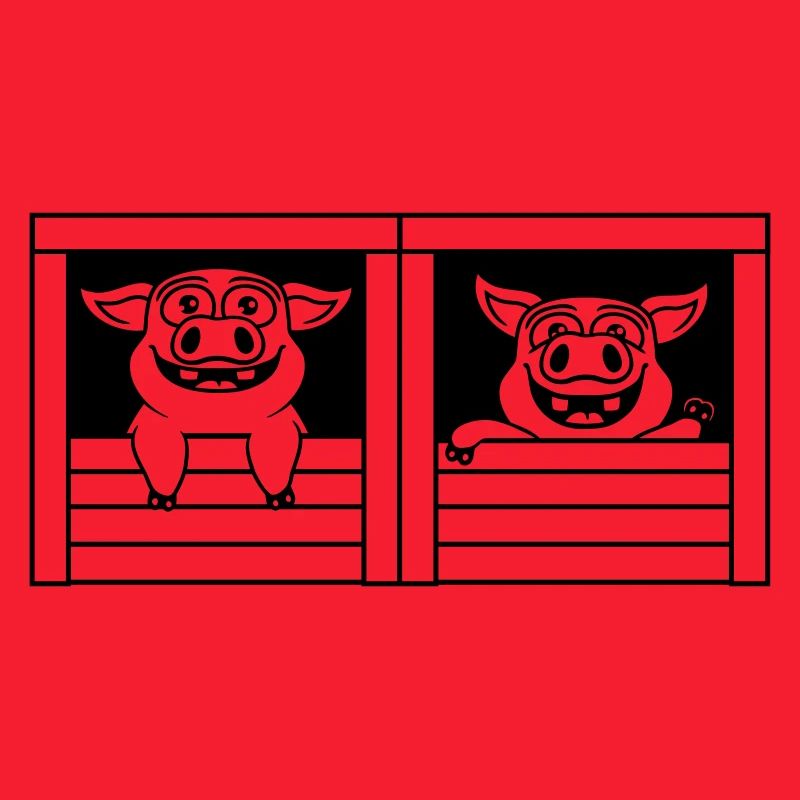 Team 2 stable pigs