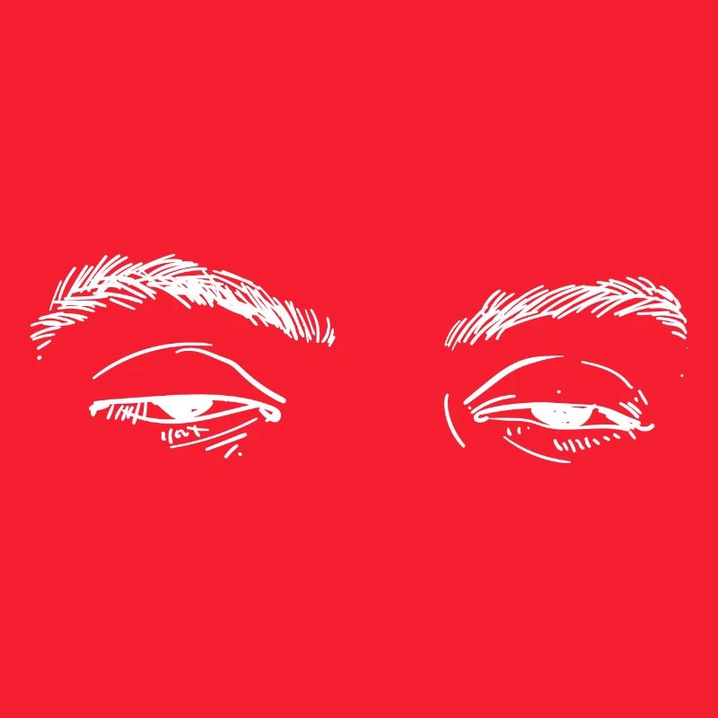 müde Augen Blick