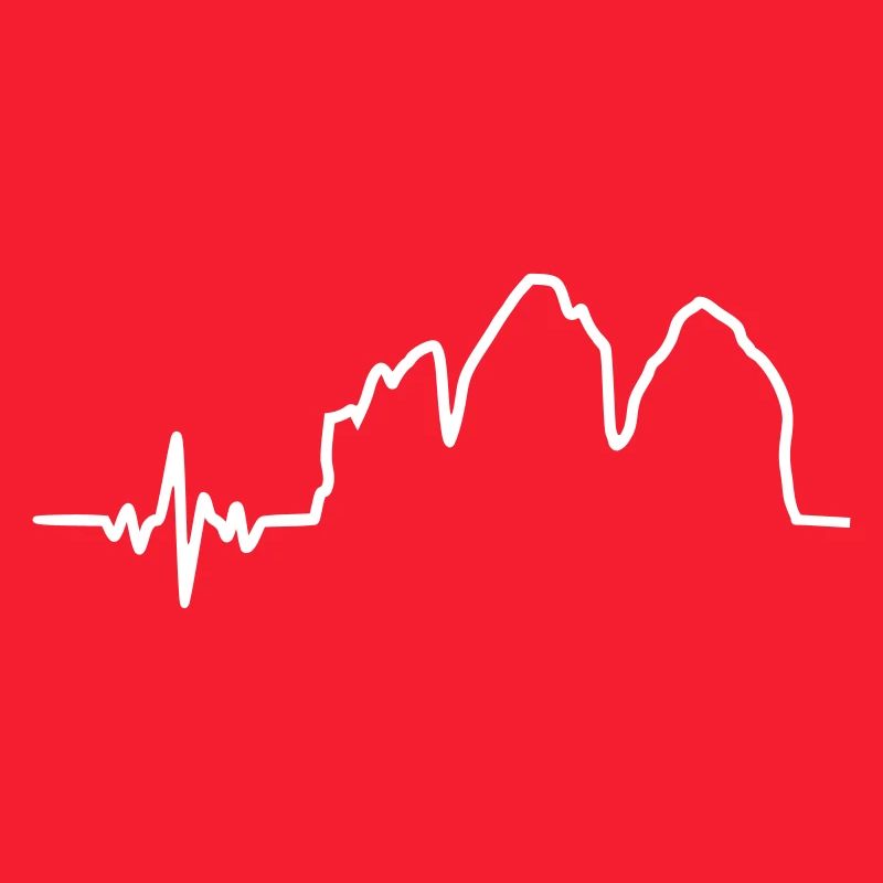 Three Peaks Heart